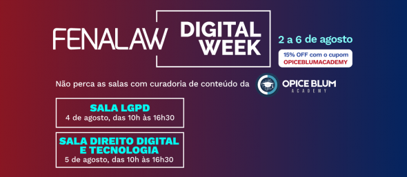 Fenalaw Digital Week - 2 a 6 de agosto
